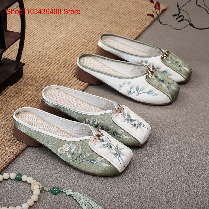 New Ethnic Fashion - Neue bestickte Hausschuhe für Damen, flache
