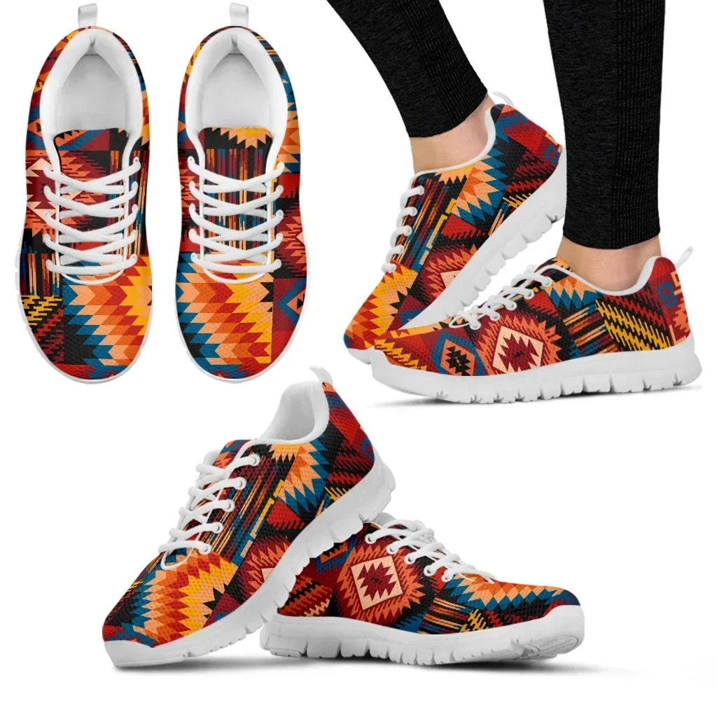 Women'S Ethnic Fashion Brands - Aztec Design Marken-Mode-Sneaker mit amerikanischem Kultur-Print,