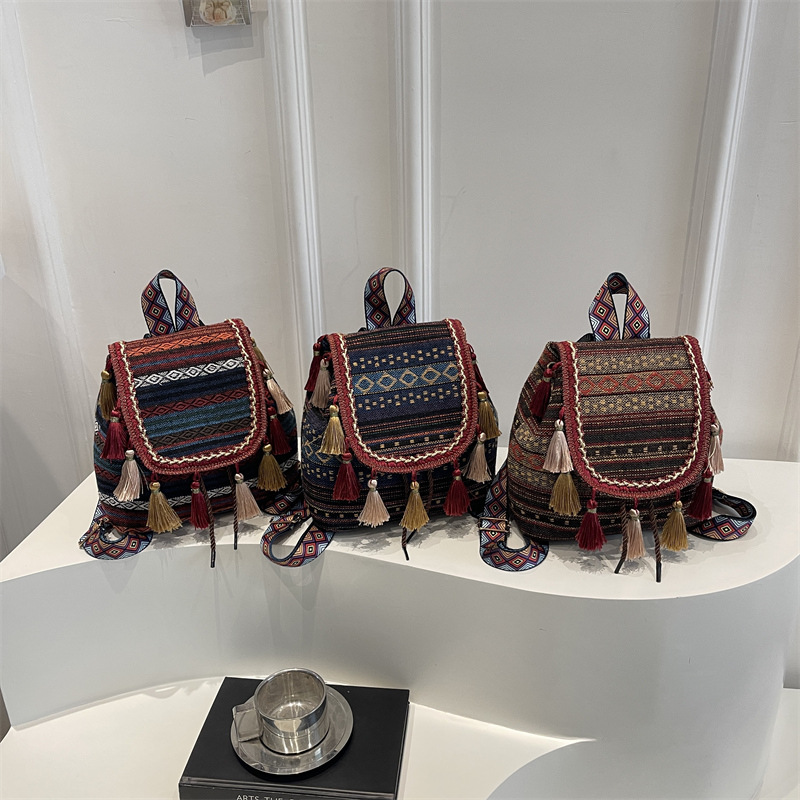 New Ethnic Fashion - 2026 Neuer Damenrucksack, Modischer Hochwertiger Ethno-Stil