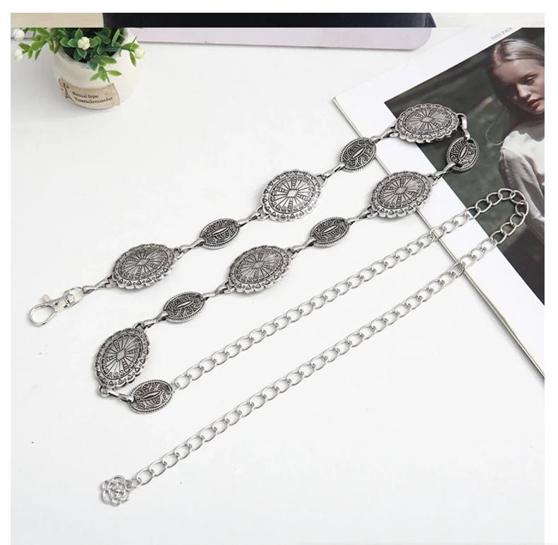 Ethnic Wear Fashion Designer - Designer-Taillenaccessoire aus hochwertigem silbernem Metall mit