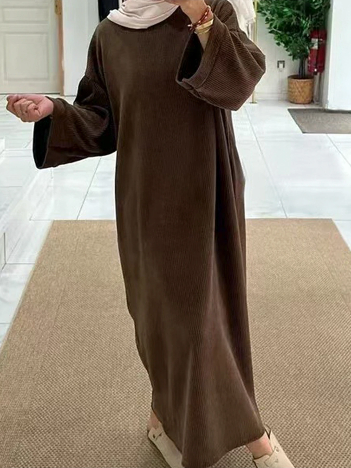 Jalabiya Women Arabic - Eid Muslimische Frauen bescheidene Kleider Ramadan