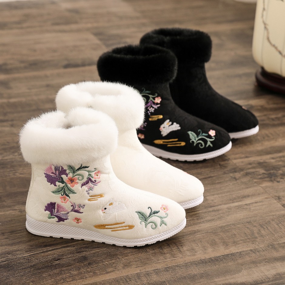 Winter Ethnic Fashion For Women - Mode Winter Stiefel frauen Schuhe Ethnischen