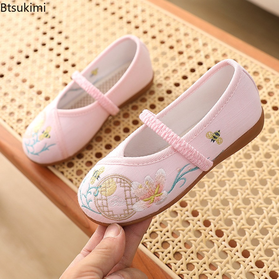 Ethnic Style Dresses - Neue Kinder-Hanfu-Flachschuhe im Ethnischen Chinesischen Stil,