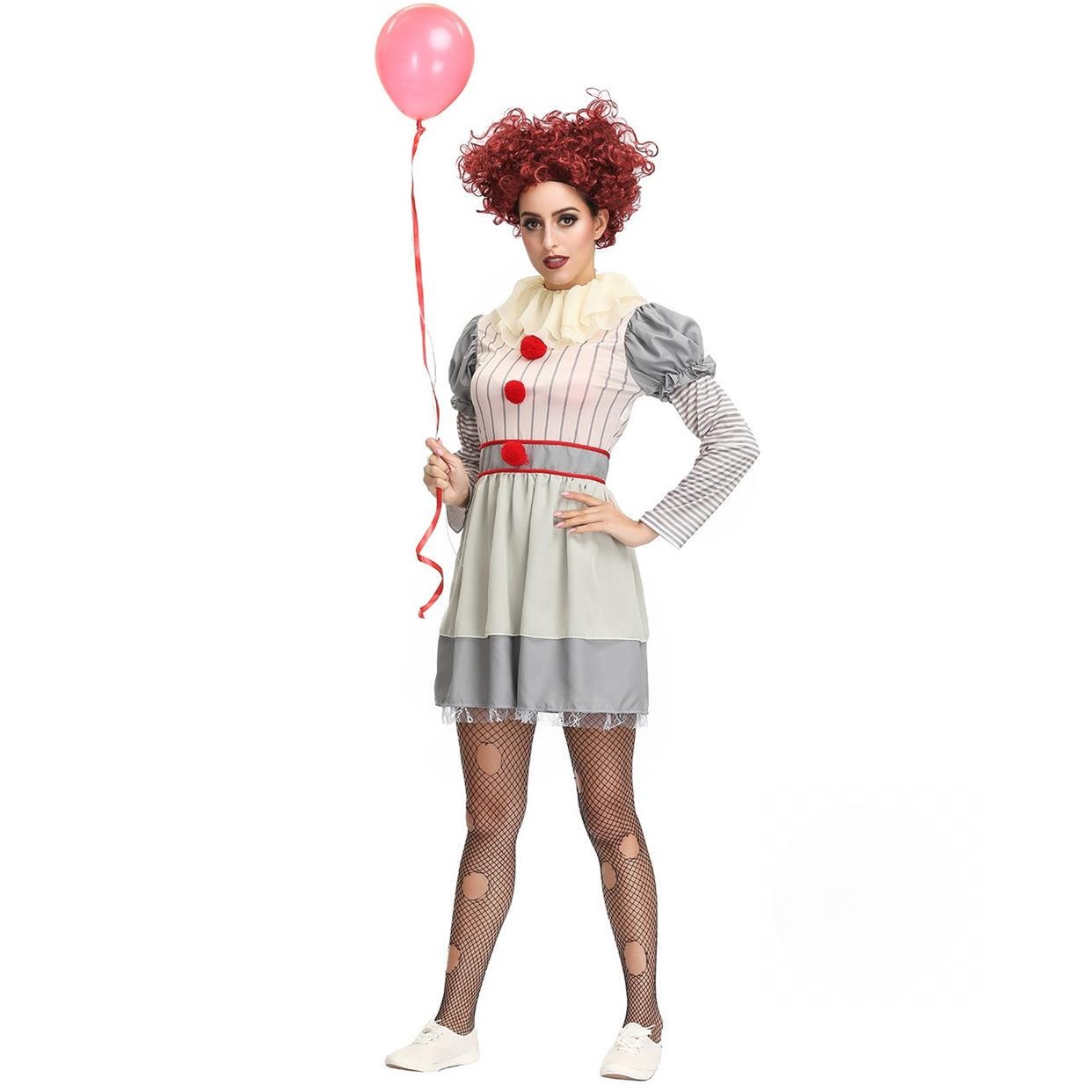Großes Halloween-Clown-Kostüm  – Ethnic Wear Fashion Designer Bewertung und Preis