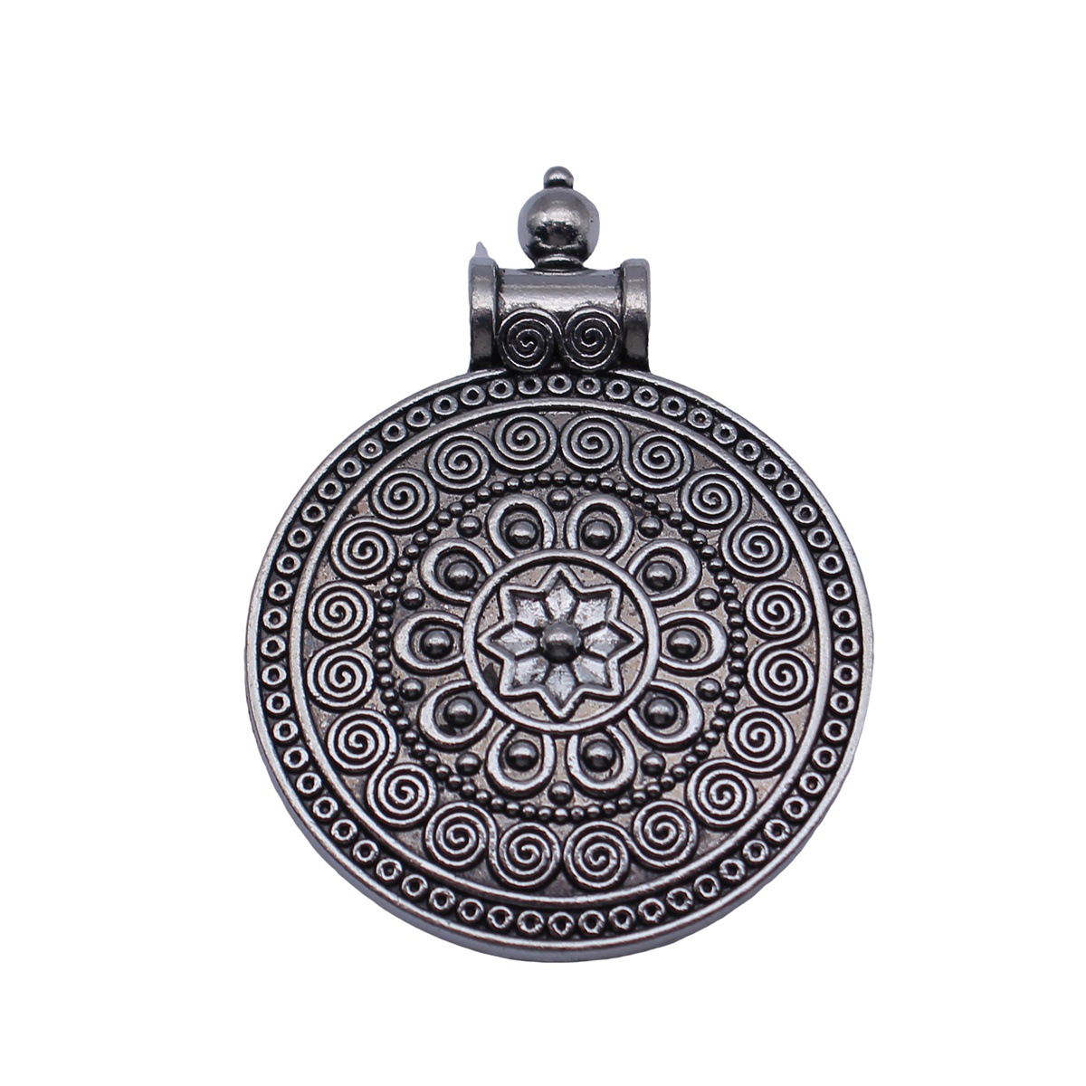 Boho Ethno-Mandala-Anhänger, B – Ethnic Fashion Jewellery Bewertung und Preis