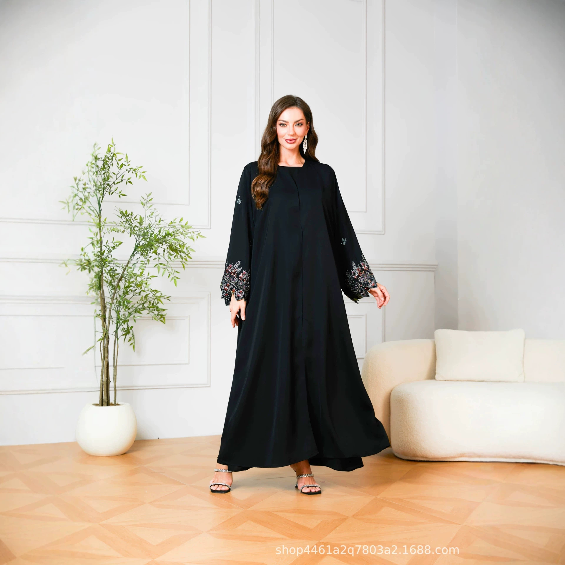 Eid-Kleid Muslimische Abaya fü – Jalabiya Women Arabic Bewertung und Preis