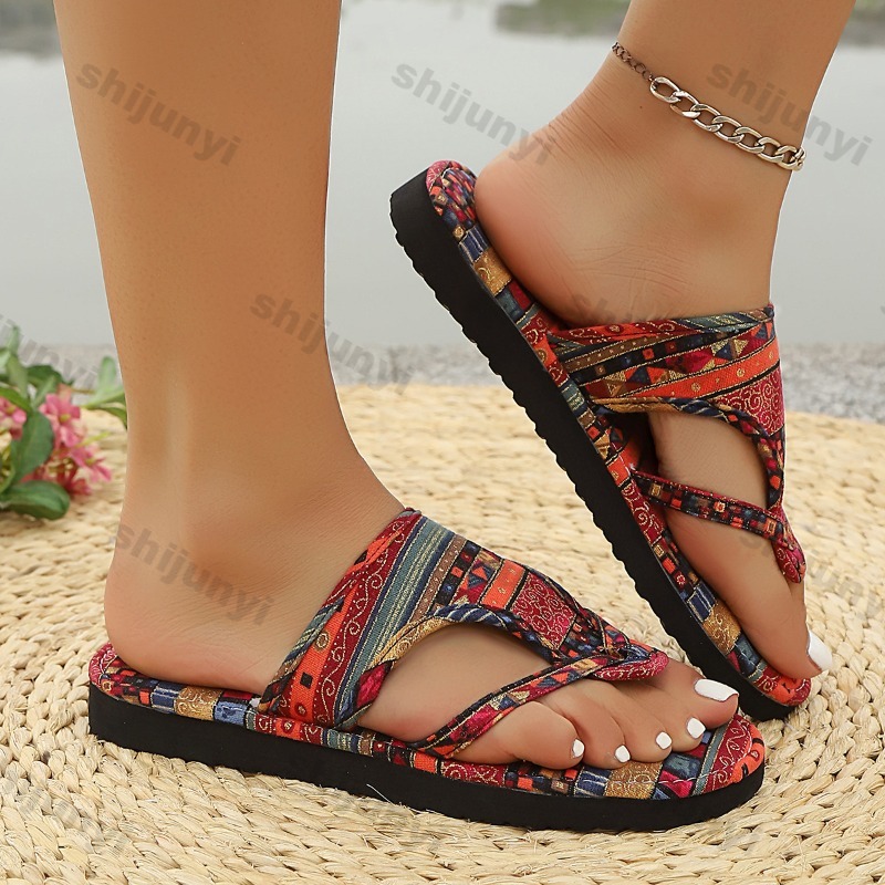 Große Damen-Sandalen 2025, Som – New Ethnic Fashion Bewertung und Preis