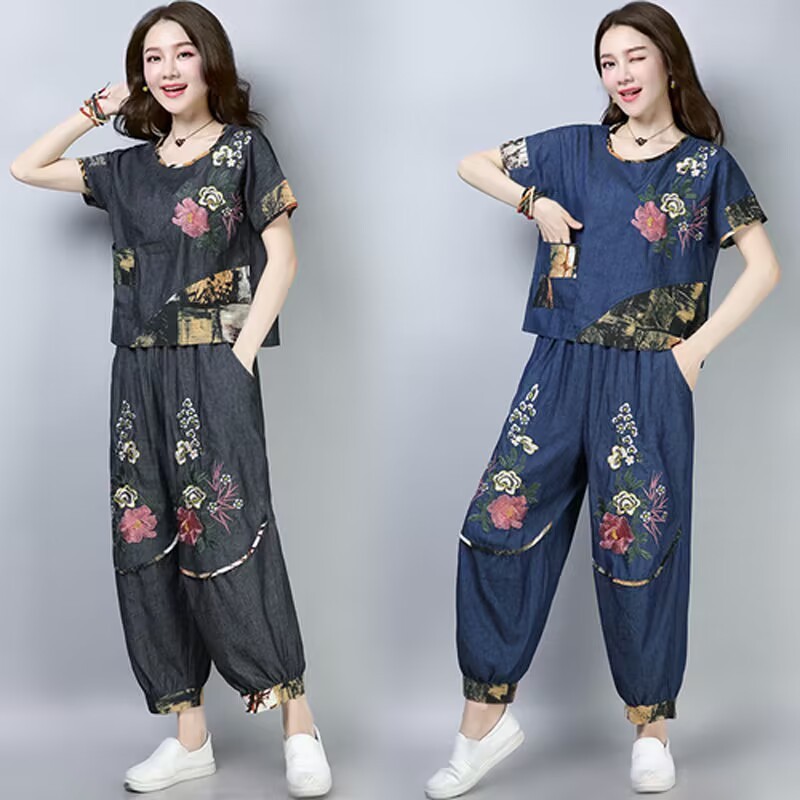Ethno-Stil Plus Size Damenanzu – New Ethnic Fashion Bewertung und Preis