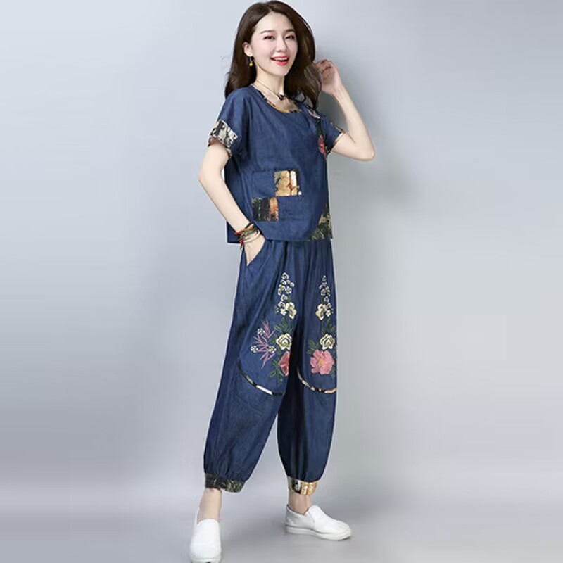 Ethno-Stil Plus Size Damenanzu – New Ethnic Fashion Bewertung und Preis