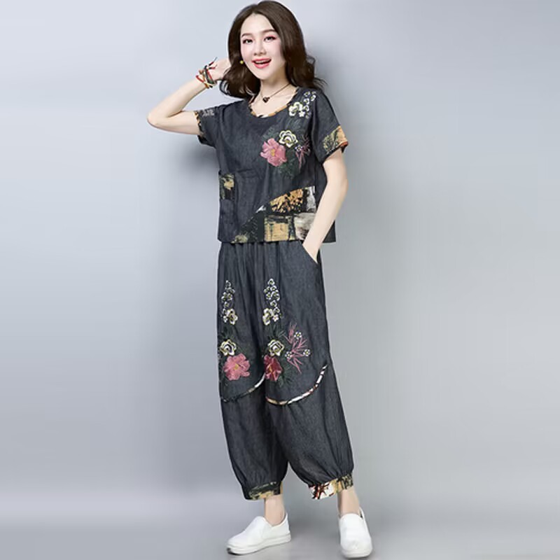 Ethno-Stil Plus Size Damenanzu – New Ethnic Fashion Bewertung und Preis