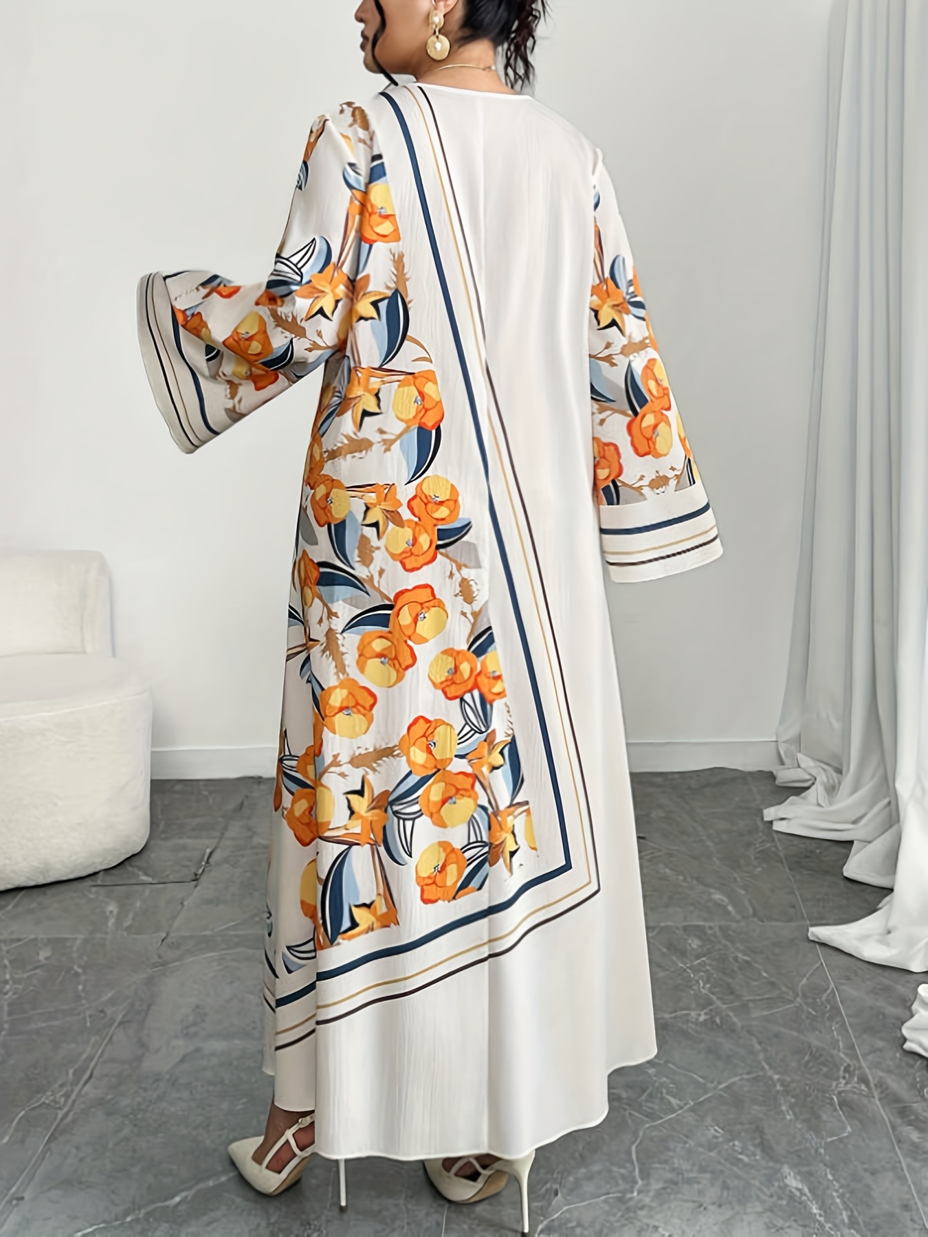 Modische Übergrößen-Robe für D – Ethnic Style Dresses Bewertung und Preis