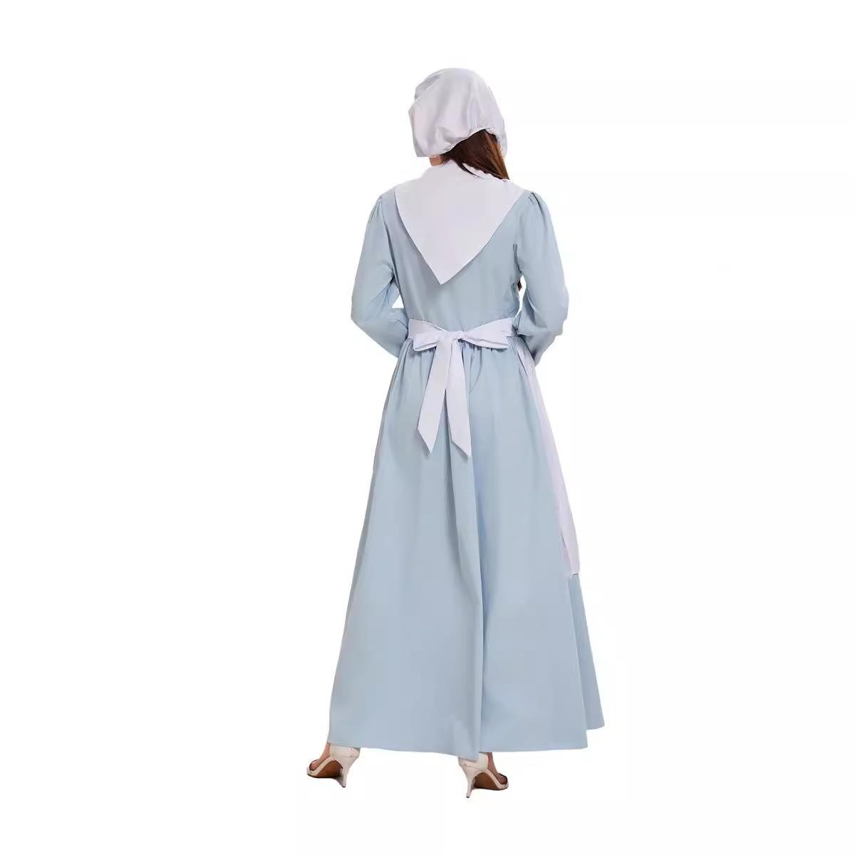 Blaues Halloween-COS-Kleid mit – Ethnic Style Dresses Bewertung und Preis