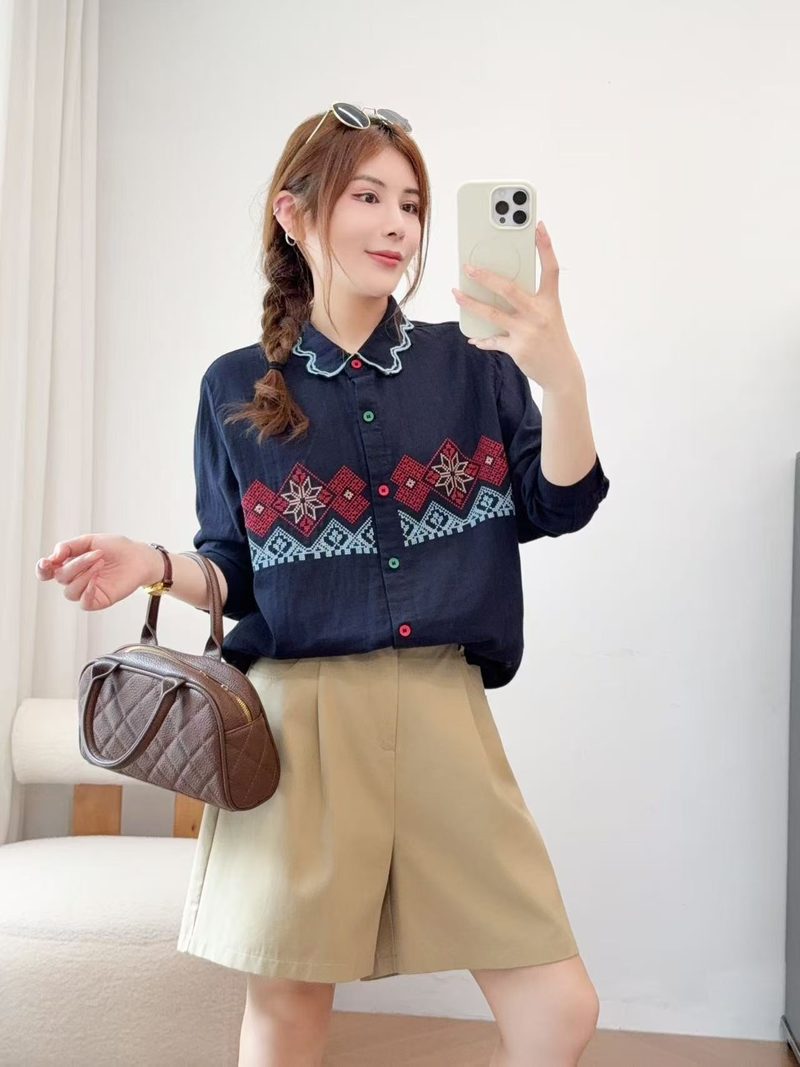 Neue 2026 Herbst Damen Baumwol – Ethnic Fashion Clothing Bewertung und Preis