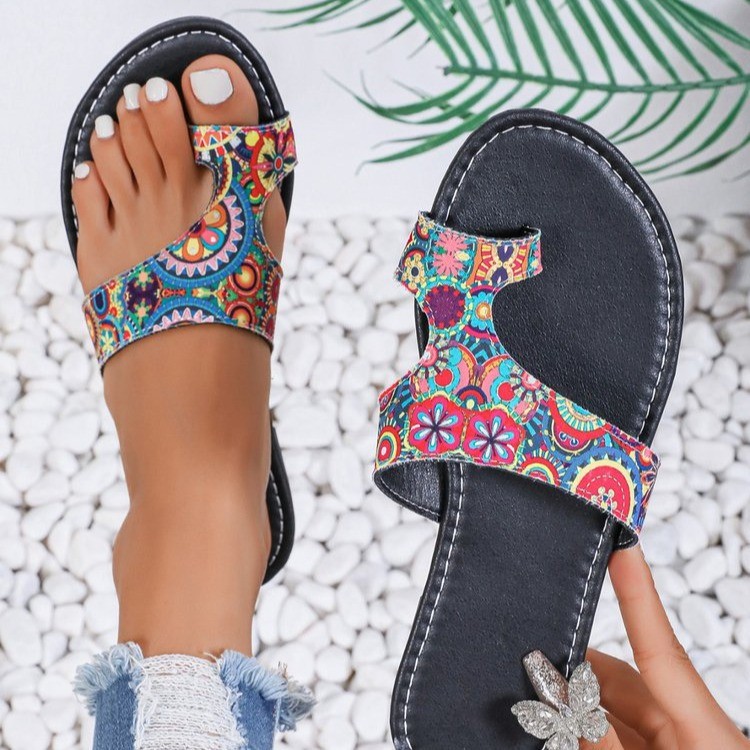 Breite Ethno-Flachsandalen für – Women'S Ethnic Fashion Brands Bewertung und Preis
