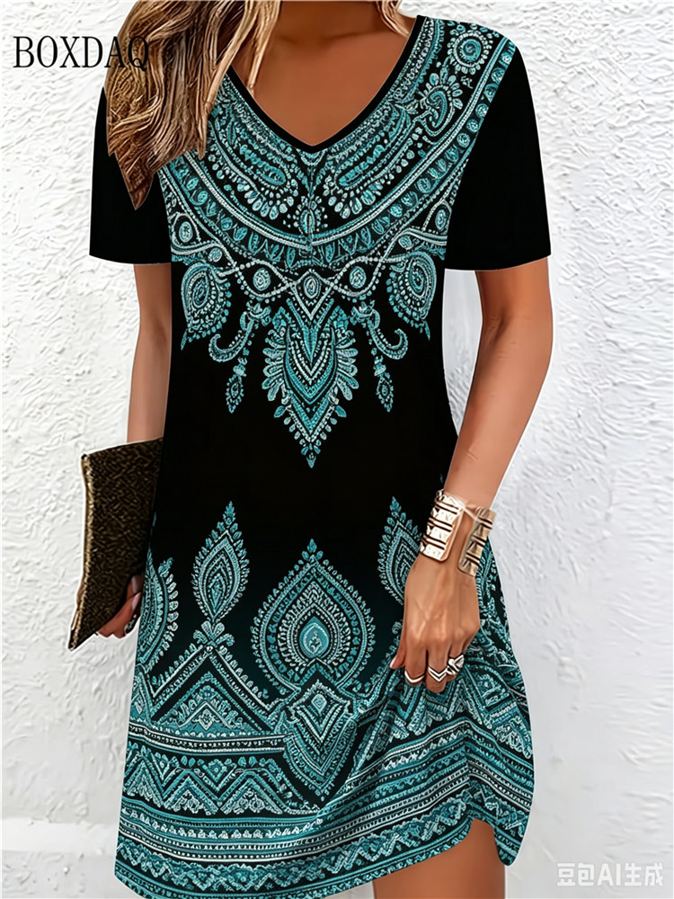 Vintage Ethnische 3D-gedruckte – New Ethnic Fashion Bewertung und Preis