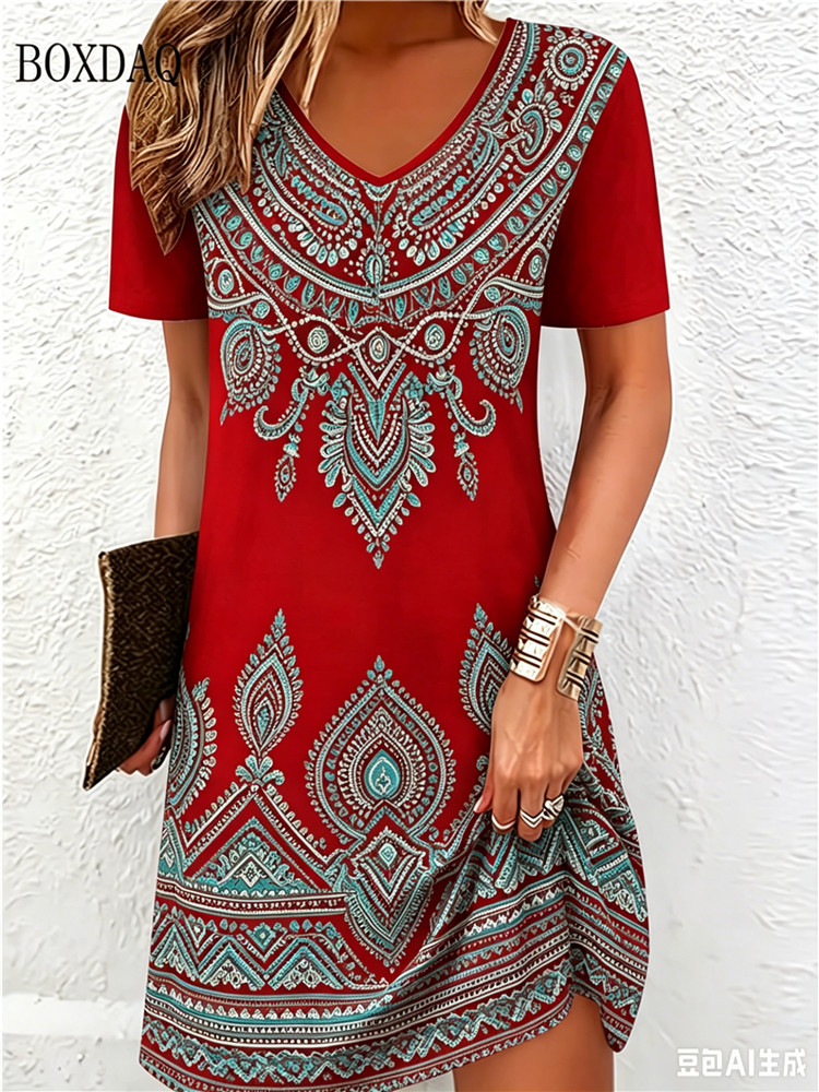 Vintage Ethnische 3D-gedruckte – New Ethnic Fashion Bewertung und Preis