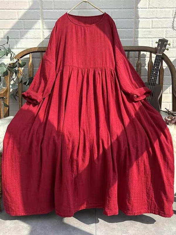 Leuchtendes Retro-Maxikleid fü – Ethnic Style Dresses Bewertung und Preis