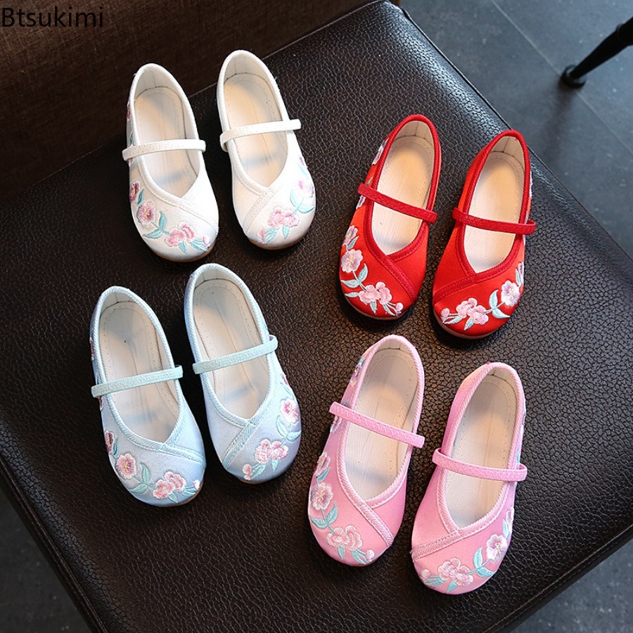 Neue Kinder-Hanfu-Flachschuhe  – Ethnic Style Dresses Bewertung und Preis