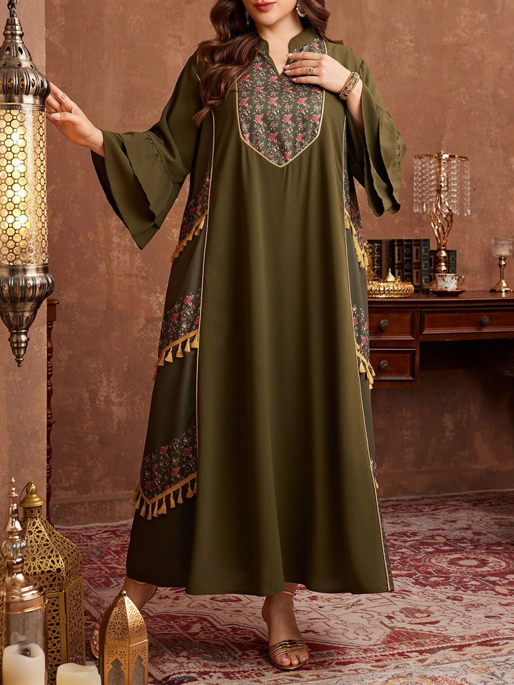 GIBSIE Übergröße Ethnischer St – Ethnic Style Dresses Bewertung und Preis