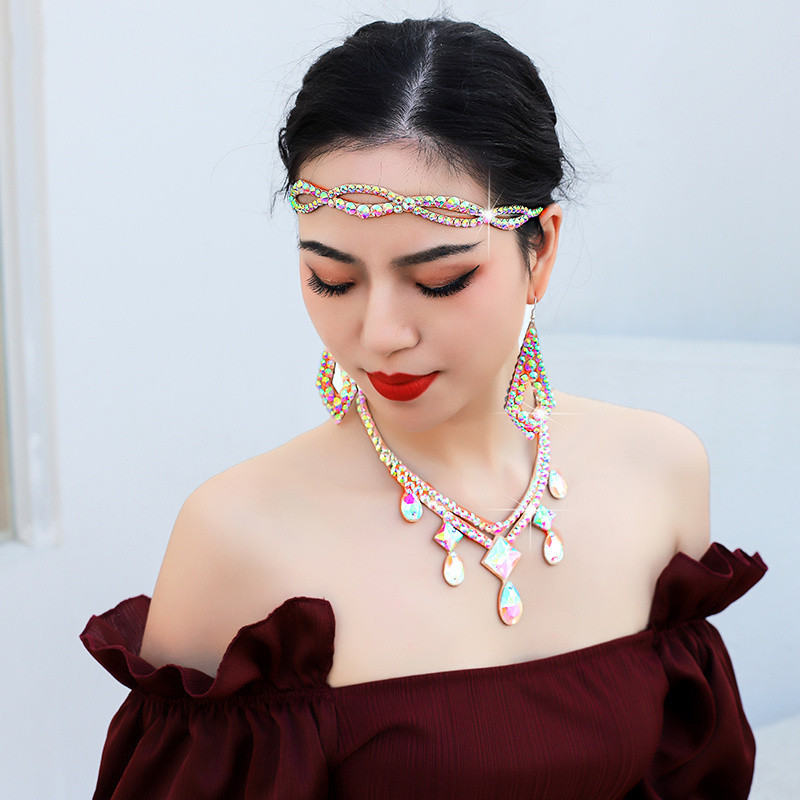 Frauen Strass Stirn Kopf Kette – Ethnic Fashion Jewellery Bewertung und Preis